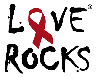 Logo Loverocks Pos in Love Rocks: AIDS Awareness Kampagne mit Relaunch